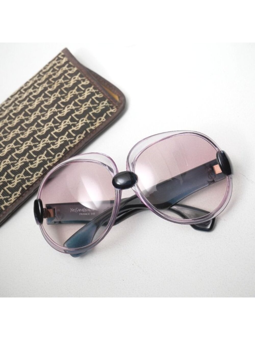 Saint Laurent Vintage Sunglasses YSL Big Frame Eyewear